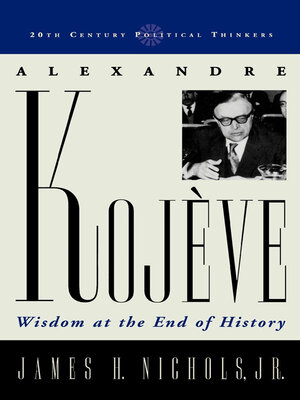 cover image of Alexandre Kojeve